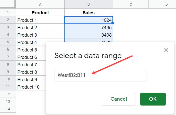Cách tạo mục lục trong Google Sheets